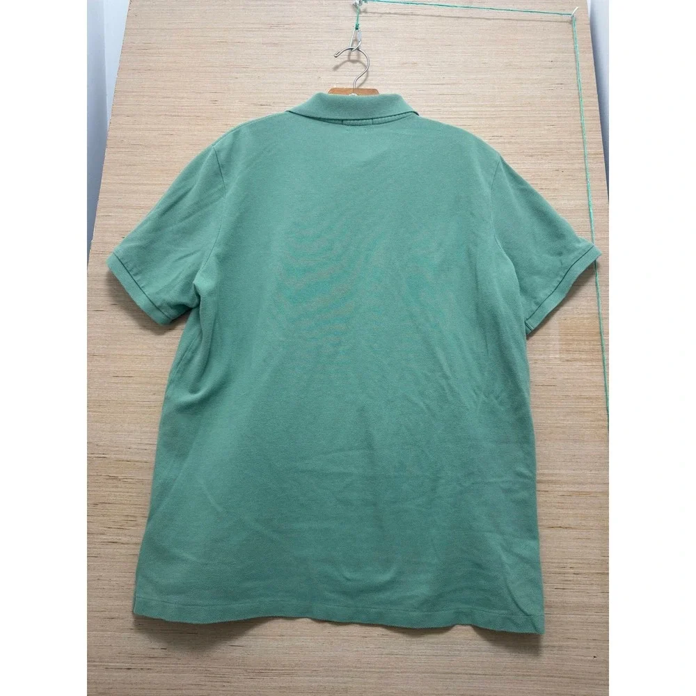 Polo Ralph Lauren Green Short Sleeve Polo Shirt Rainbow Pony Logo‎ Mens L